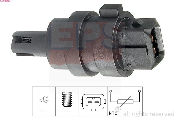 EPS 1.994.013 - Senzor,temperatura aer admisie parts5.com