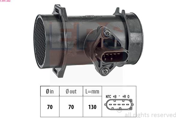 EPS 1.991.442 - Air Mass Sensor parts5.com