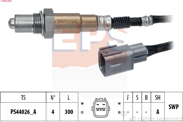 EPS 1.998.294 - Lambdaszonda parts5.com