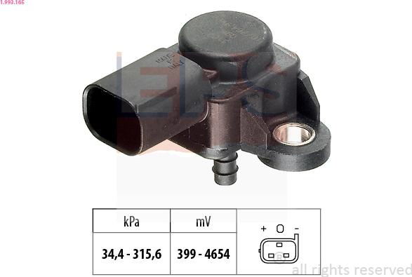 EPS 1.993.165 - Luftdrucksensor, Höhenanpassung parts5.com