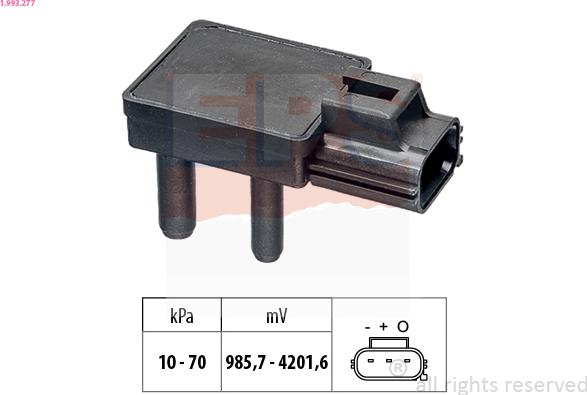 EPS 1.993.277 - Snímač tlaku výfukových plynov parts5.com