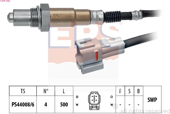 EPS 1.997.565 - Lambda sensörü parts5.com