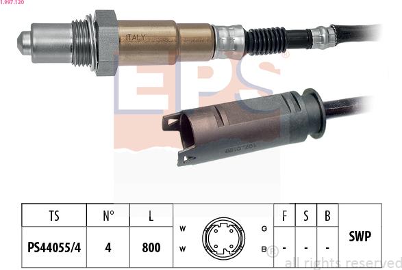 EPS 1.997.120 - Lambda sonda parts5.com