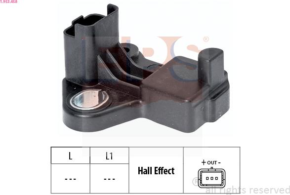 EPS 1.953.458 - Senzor impulsuri, arbore cotit parts5.com