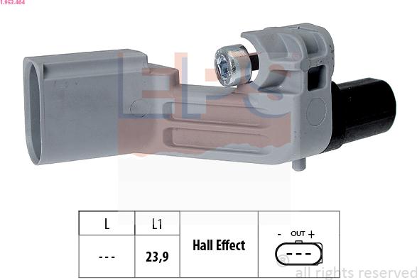 EPS 1.953.464 - Sensor, crankshaft pulse parts5.com