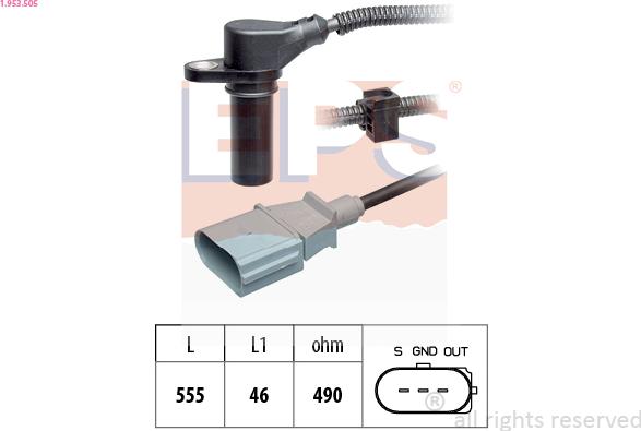 EPS 1.953.505 - Generador de impulsos, cigüeñal parts5.com