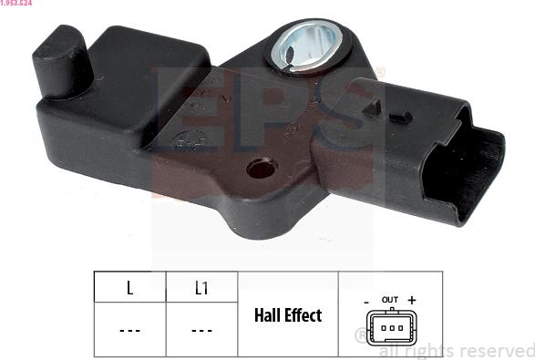 EPS 1.953.524 - Senzor impulsuri, arbore cotit parts5.com