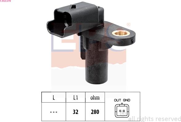 EPS 1.953.579 - Generador de impulsos, cigüeñal parts5.com