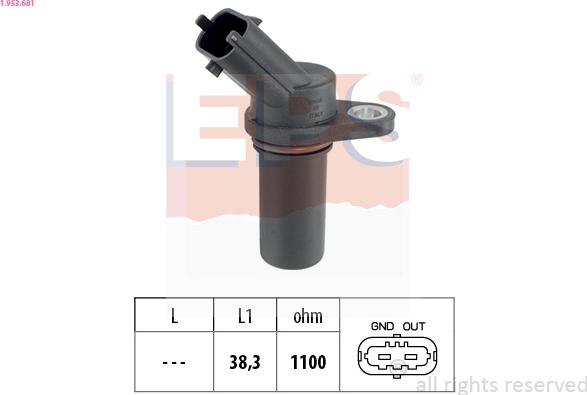 EPS 1.953.681 - Senzor impulsuri, arbore cotit parts5.com