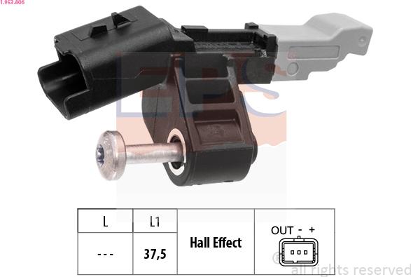 EPS 1.953.806 - Senzor impulsuri, arbore cotit parts5.com