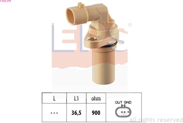 EPS 1.953.379 - Senzor impulsuri, arbore cotit parts5.com