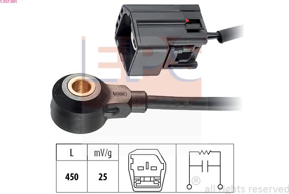 EPS 1.957.091 - Knock Sensor parts5.com