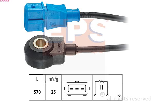 EPS 1.957.054 - Knock Sensor parts5.com