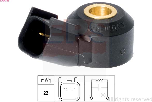 EPS 1.957.141 - Knock Sensor parts5.com