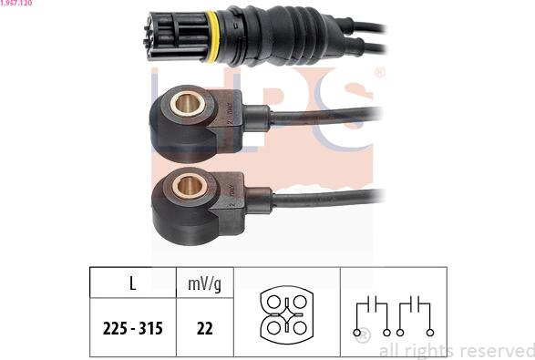 EPS 1.957.120 - Knock Sensor parts5.com