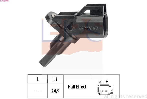 EPS 1.960.001 - Andur, rattapöörete arv parts5.com