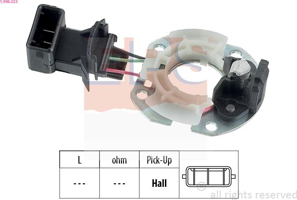 EPS 1.906.223 - Senzor,impulsuri aprindere parts5.com