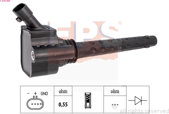 EPS 1.970.488 - Bobina de inductie parts5.com