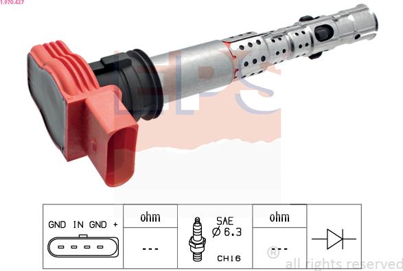 EPS 1.970.427 - Bobina de inductie parts5.com