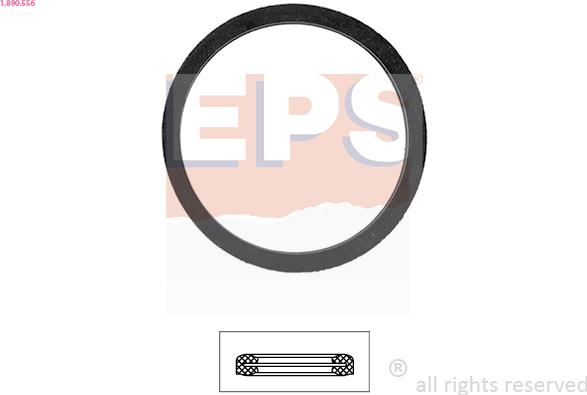 EPS 1.890.556 - Gasket, thermostat parts5.com