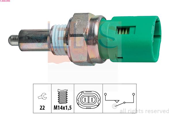 EPS 1.860.096 - Spínač cúvacích svetiel parts5.com