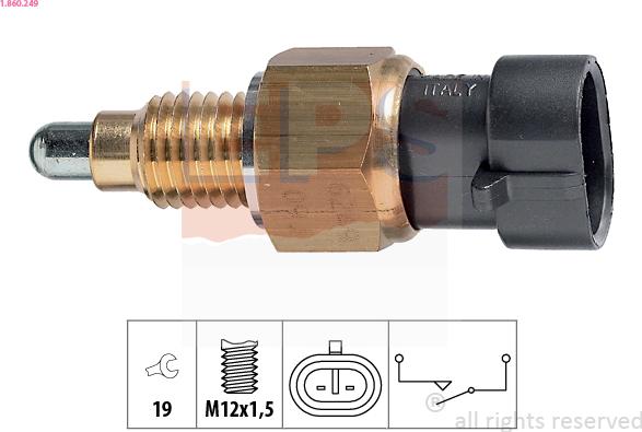 EPS 1.860.249 - Stikalo, luc za vzratno voznjo parts5.com