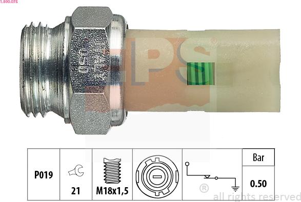 EPS 1.800.075 - Sender Unit, oil pressure parts5.com