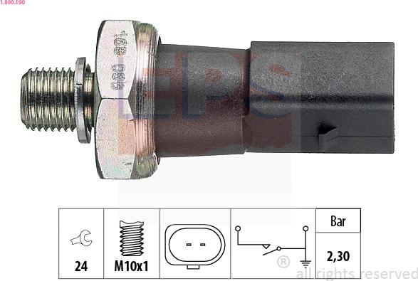 EPS 1.800.190 - Sender Unit, oil pressure parts5.com