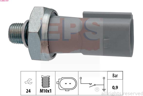 EPS 1.800.197 - Sender Unit, oil pressure parts5.com