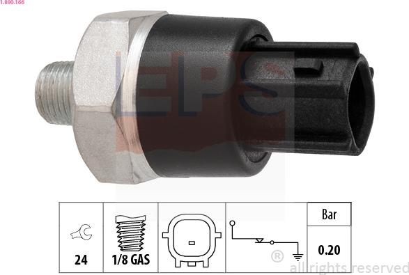 EPS 1.800.166 - Senzor,presiune ulei parts5.com