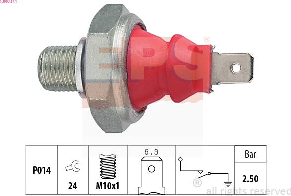 EPS 1.800.111 - Érzékelő, olajnyomás parts5.com