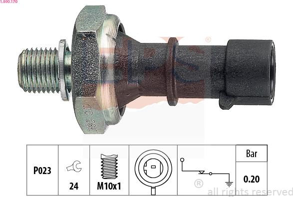 EPS 1.800.170 - Sender Unit, oil pressure parts5.com