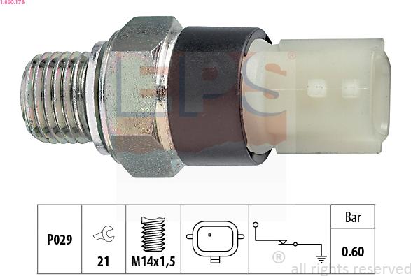 EPS 1.800.178 - Sender Unit, oil pressure parts5.com