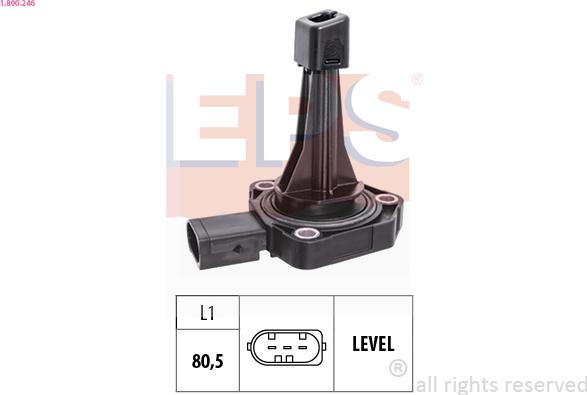 EPS 1.800.246 - Sensor, nivel de aceite del motor parts5.com