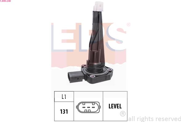 EPS 1.800.240 - Sensor, engine oil level parts5.com