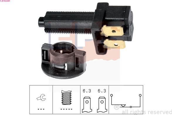 EPS 1.810.041 - Interruptor luces freno parts5.com