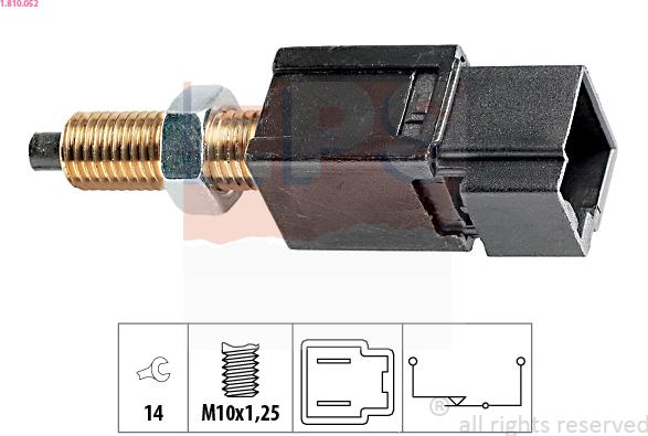 EPS 1.810.052 - Spínač brzdových svetiel parts5.com