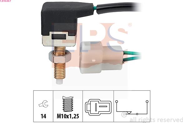 EPS 1.810.057 - Stikalo zavorne luci parts5.com