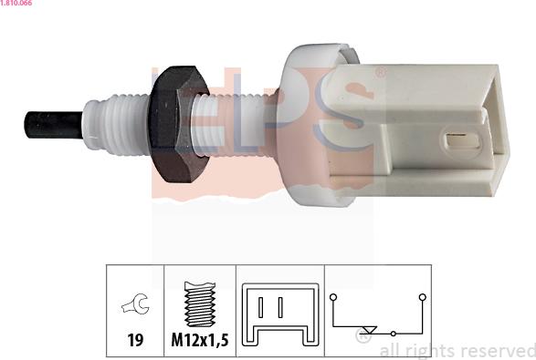 EPS 1.810.066 - Bremslichtschalter parts5.com