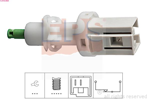 EPS 1.810.068 - Brake Light Switch parts5.com