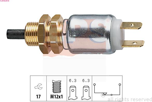 EPS 1.810.014 - Spínač brzdových svetiel parts5.com