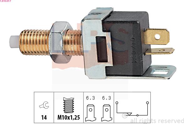 EPS 1.810.017 - Stikalo zavorne luci parts5.com