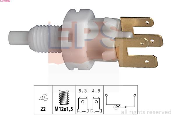 EPS 1.810.083 - Comutator lumini frana parts5.com