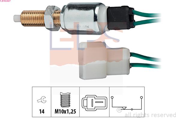 EPS 1.810.027 - Comutator lumini frana parts5.com