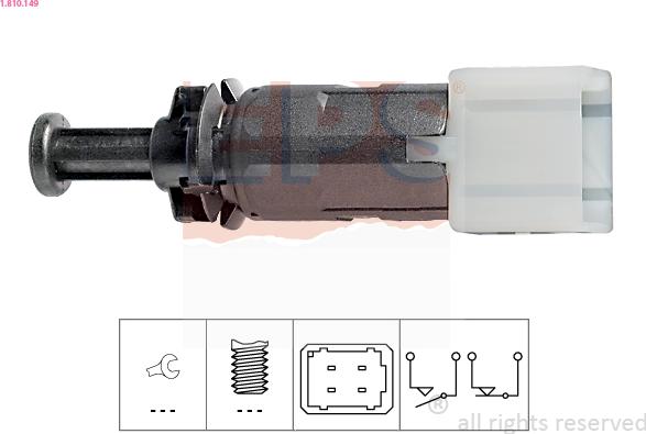 EPS 1.810.149 - Comutator lumini frana parts5.com