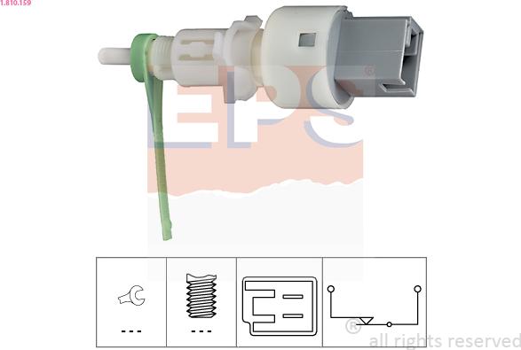 EPS 1.810.159 - Switch, clutch control (cruise control) parts5.com