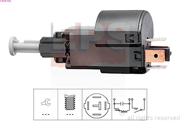 EPS 1.810.156 - Comutator lumini frana parts5.com