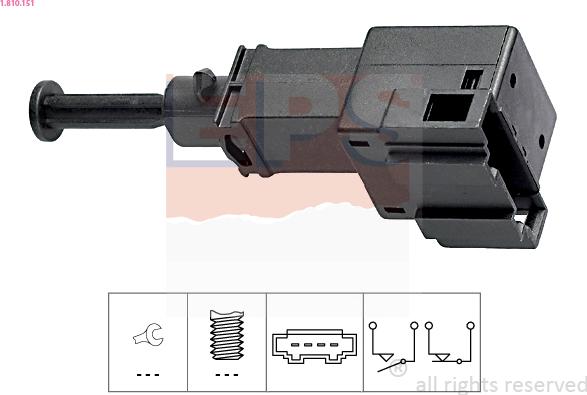 EPS 1.810.151 - Stikalo zavorne luci parts5.com