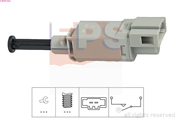 EPS 1.810.152 - Comutator, actionare ambreiaj (Tempomat) parts5.com