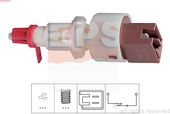 EPS 1.810.157 - Comutator, actionare ambreiaj (Tempomat) parts5.com